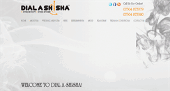 Desktop Screenshot of dialashisha.co.uk