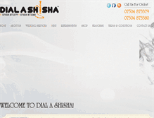 Tablet Screenshot of dialashisha.co.uk
